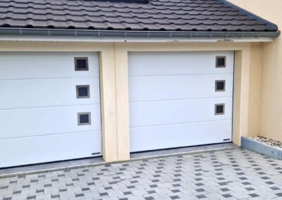 Double porte de garages motorisées - HFC